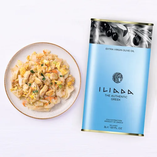 Vista 4 de ILIADA Aceite de oliva virgen extra griego 3L 100% griego Koroneiki monovarietal Prensado en frío Alto contenido de polifenoles Elección