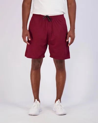 Vista 2 de Paquete de 4 pantalones cortos deportivos de malla de secado rápido para hombre de 7 pulgadas con bolsillos con cremallera y cordón
