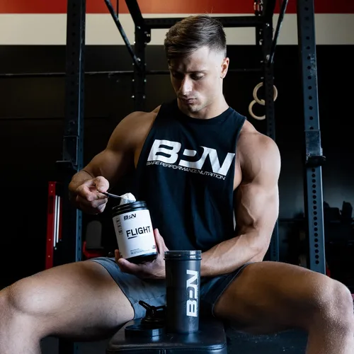 Vista 5 de Bare Performance Nutrition, BPN Flight Pre Entrenamiento, Frambuesa Azul, 30 porciones