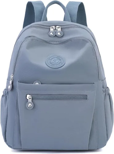 Vista 49 de Tanweibago Mini mochilas de nailon para mujer, mochilas pequeñas de 11L para mujer, mochila ligera casual para mujer, mochila de viaje de compras