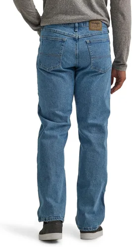 Vista 2 de Wrangler Authentics - Jeans clásicos de 5 bolsillos, ajuste relajado para hombre