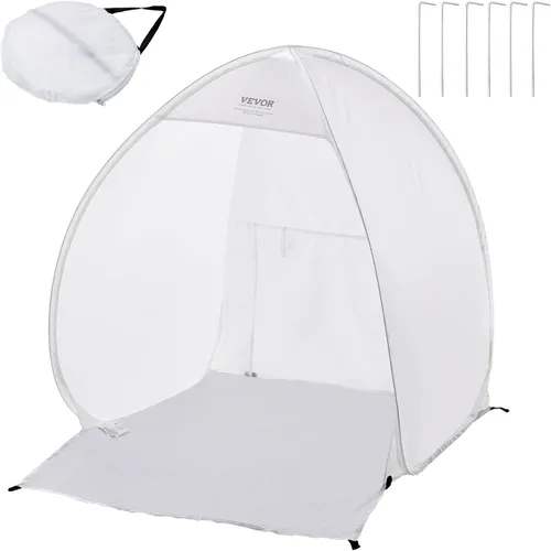 Vista 11 de VEVOR Tienda de Cabina de Pintura Portátil, Tienda de Pintura en Aerosol Portátil Emergente de 28.3 x 28.5 x 29.5 pulgadas con Puerta de Malla