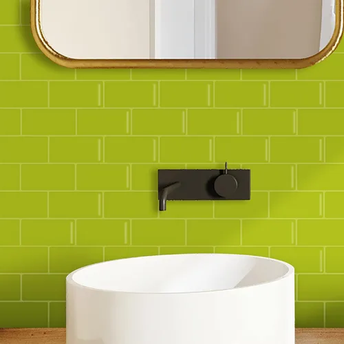 Vista 11 de Alwayspon 10 hojas de azulejos 3D de PVC para salpicaduras de despegar y pegar, papel tapiz autoadhesivo de 12 x 6 pulgadas, calcomanías