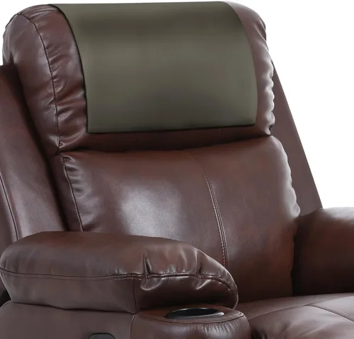 Vista 10 de Protector de reposacabezas reclinable, funda antideslizante de piel sintética para reposacabezas Impermeable y lavable para silla reclinable
