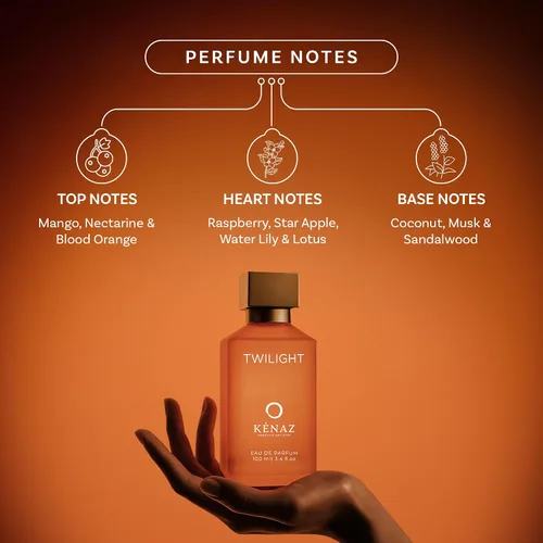 Vista 2 de Crepúsculo Fragancia unisex Perfume para hombre y mujer Nota superior cítrica Paquete de 3.4 fl oz 3.4 onzas Fragancia floral y afrutada