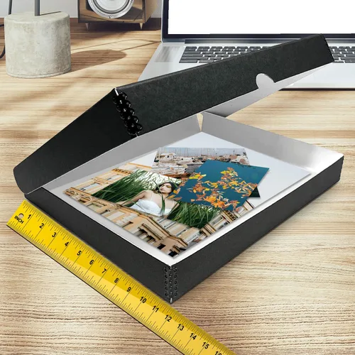 Vista 3 de Golden State Art, Clamshell Archival - Caja de almacenamiento