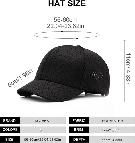 Vista 5 de Gorra de béisbol de ala corta para hombre, para verano, delgada, transpirable, con cierre de presión, para mujer, ajustable, unisex, Q0987