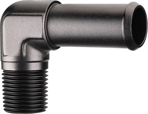 Vista 27 de EVIL ENERGY Adaptador de Conexión de Púa de Manguera 1/2" NPT Macho a 1/2" 45 Grados de Aluminio Negro