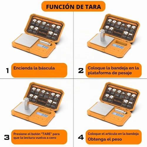 Vista 2 de Báscula digital Gram 200 x 0.00 oz Báscula de bolsillo de precisión, 1.76 oz de peso de calibración, ideal para joyas, ideal para monedas
