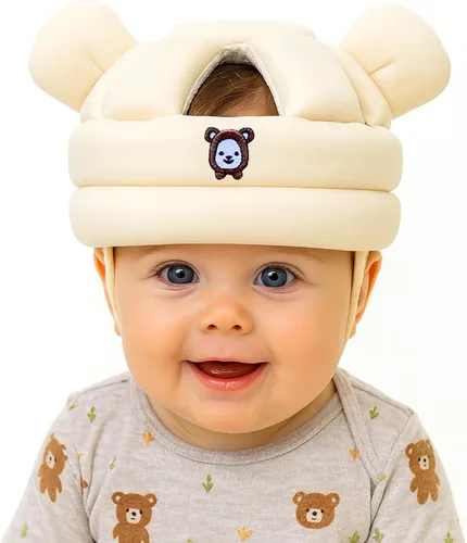 Vista 8 de Baby Head Protector for Crawling Walking, Infant Helmet with Foam Bumpers, Adjustable Baby Helmet for Crawling Walking, Toddler Helmet - Head Azul