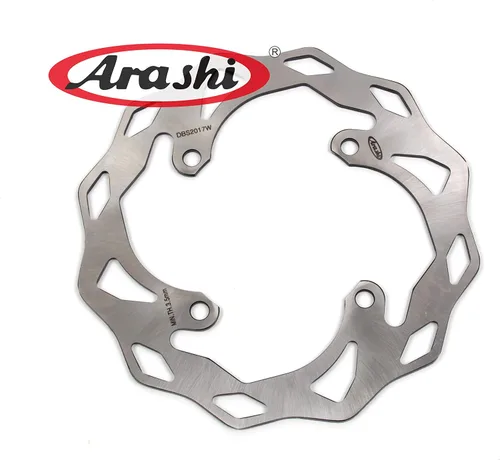 Vista 6 de Arashi Rotores de disco de freno delantero y trasero para Kawasaki KX250F 2006-2021 KX450F 2006-2018 Accesorios de repuesto de motocicleta KX 250