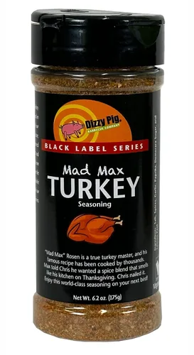 Vista 7 de Dizzy Pig Barbecue Company Black Label Series Seasonings - Mad Max Pavo BRINE (cuarto de galón)