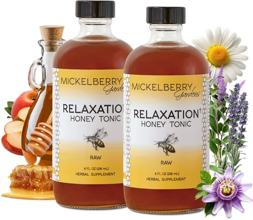 Vista 9 de Mickelberry Gardens Spray de miel relajante – Alivio natural de la tensión y apoyo para dormir con manzanilla, lavanda y hierbas orgánicas – 2 onzas