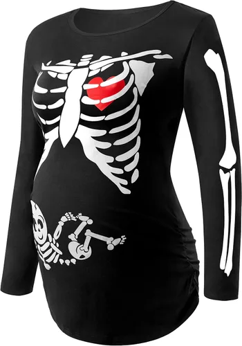 Vista 2 de Camiseta de manga larga para mujer de Halloween