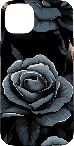 Vista 15 de Black Rose Floral Flower Case for iPhone 16