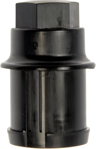 Vista 3 de Dorman 611-948 M27-2.0 - Cubierta de tuerca de rueda negra, tipo roscado compatible con modelos seleccionados Chevrolet/GMC, paquete de 10