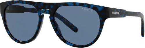Vista 2 de ARNETTE Gafas de sol redondas An4282 Gojira para hombre, Habana BlueDark Blue, 56 mm