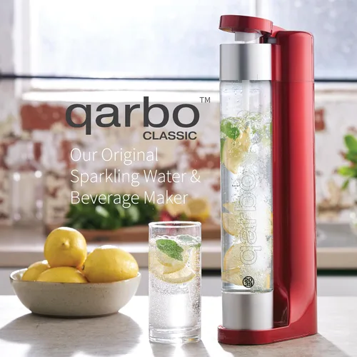 Vista 8 de Twenty39 qarbo Classic - Máquina para hacer agua con gas, carbonatador de bebidas de soda para el hogar, dispensador de seltzer y bebidas