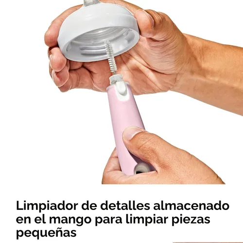 Vista 4 de OXO Tot Cepillo para botellas con soporte - Blossom