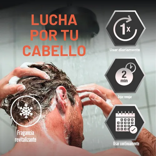 Vista 5 de Champú Promueve el crecimiento natural del cabello y el grosor, energiza el cuero cabelludo
