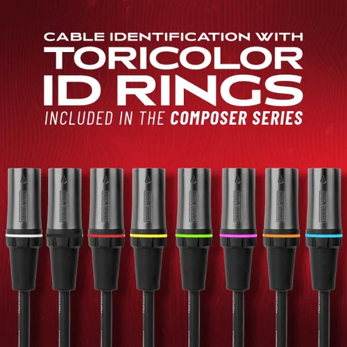 Vista 5 de Cableworks de Gator Cases Serie Compositor Deluxe Cable de Micrófono XLR de 3 Pies, (GCWC-XLR-03)