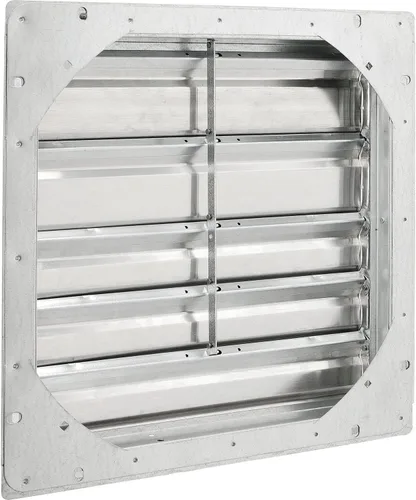 Vista 8 de Global Industrial Ventilador de ventilación de escape de 18" W con obturador, sola velocidad