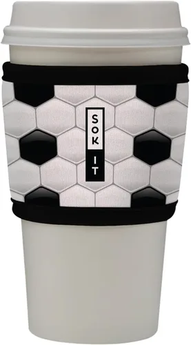 Vista 36 de Sok It HotSok Coffee & Tea - Funda de neopreno con aislamiento reutilizable (floral abstracto)
