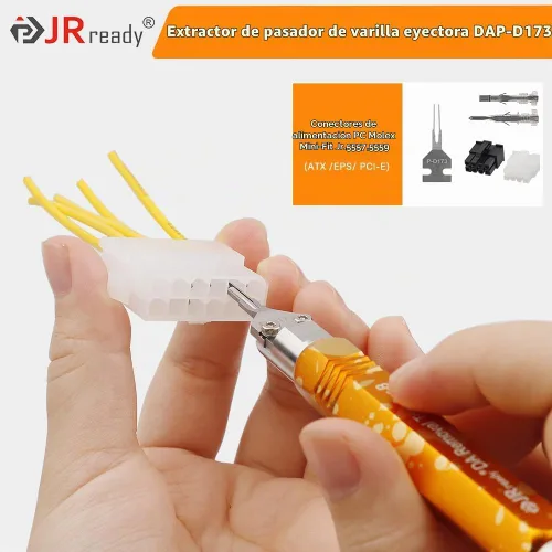 Vista 3 de JRready ST5281 2PCS P-D173 Puntas de repuesto para DAP-D173 Extractor de pasador de varilla expulsor-Terminal Accesorios de herramienta