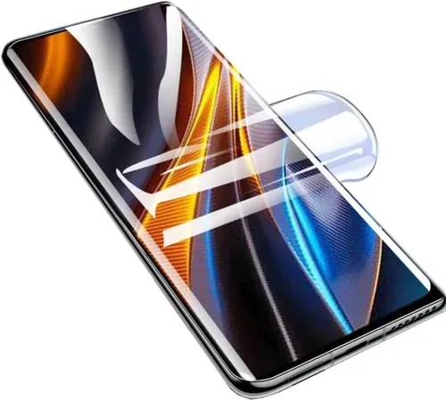 Vista 7 de Protector de pantalla frontal flexible para Motorola Edge 20 5G 2021 6.7 "Película de hidrogel 3D transparente TPU sensible al tacto Desbloqueo