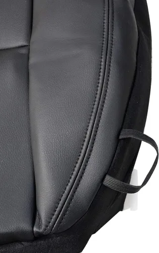 Vista 8 de Priprilod Funda de Reemplazo de Asiento de Cuero Negro para Lado del Conductor Compatible con Ford F150 Lariat 2004 2005 2006 2007 2008