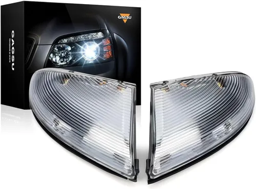 Vista 10 de Luz intermitente de espejo para charco, bombilla LED, luz indicadora lateral compatible con Dodge Ram 1500 2009-2018 Ram 2500 2010-2018 delantero