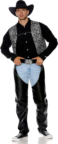 Vista 4 de Forplay Lets Ride - Disfraz de vaquero para hombre