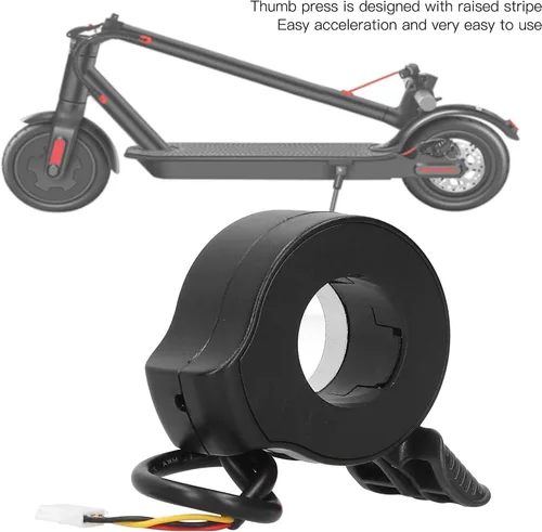 Vista 2 de RiToEasysports Dedo acelerador Booster Hall Sensor Scooter eléctrico Control de velocidad Acelerador de dedo Acelerador Pulgar Acelerador