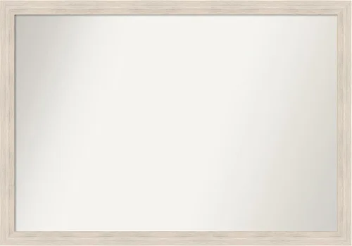 Vista 41 de Amanti Art Espejo personalizado, espejo de baño estrecho Alexandria White Wash, espejo de pared o espejo de tocador de baño sobre el fregadero
