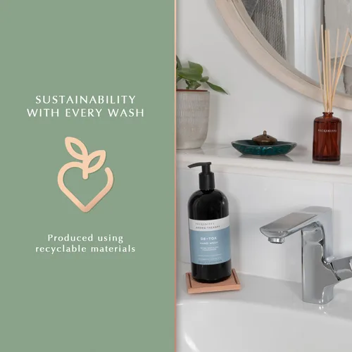 Vista 8 de Pecksniff's Aroma:Therapy De-Tox 500 ml/16.9 fl oz Lavado de Manos Aroma:Therapy De-Tox liquid hand soap with refined fragrance for everyday