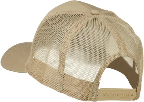 Vista 3 de e4Hats.com Gorra trasera de malla con parches de estrella para oficial de seguridad