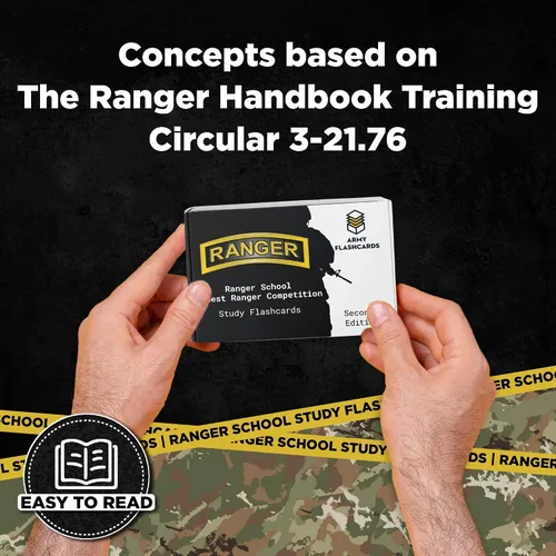 Vista 3 de Army Flashcards - Tarjetas didácticas para guardabosques 100 de los términos y conceptos más importantes del manual de guardabosques del ejército