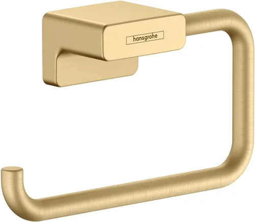 Vista 8 de hansgrohe AddStoris 41771340 - Portarrollos sin tapa en cromo negro cepillado, accesorios de 3 pulgadas