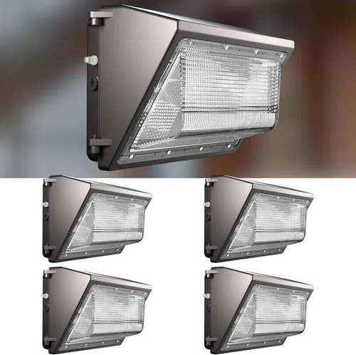 Vista 13 de Lightdot Paquete de 1 paquete de luces LED de pared de 150 W, iluminación exterior de montaje en pared, 100-277 V, 22500 lm del atardecer al