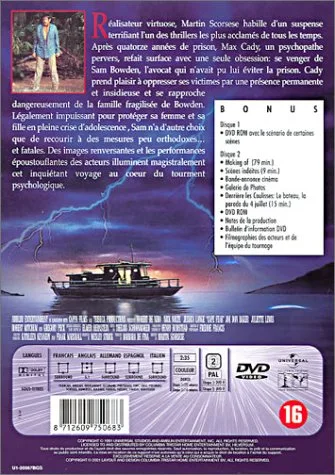 Vista 2 de Les Nerfs à vif (1991) Import belge