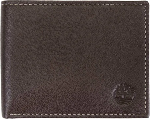 Vista 6 de Cartera de cuero para hombre de Timberland con bolsillo abatible adjunto