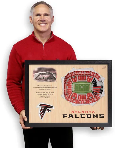 Vista 4 de YouTheFan NFL Arte de Pared StadiumView de 25 Capas
