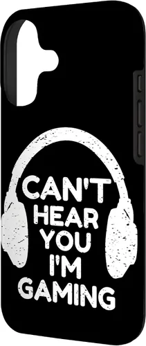 Vista 2 de Gaming Phone Case Gamer Gift Funny Cant Hear You I'm Gaming Case for iPhone 17