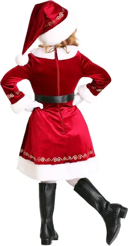 Vista 4 de Disfraz de Papá Noel para niños