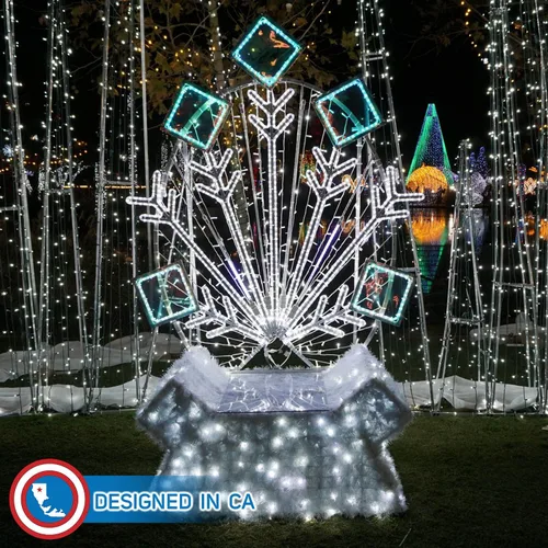 Vista 2 de Russell Decor Cuerda de luces LED con controlador regulable de 4 niveles para Navidad, 4 de julio, Día de los Caídos, decoración de vacaciones