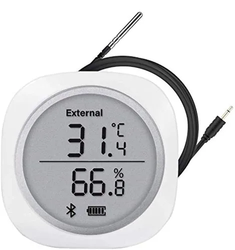 Vista 7 de Inkbird Termómetro e higrómetro Registrador de datos con sensor inteligente con sonda externa impermeable imán para Android e iOS