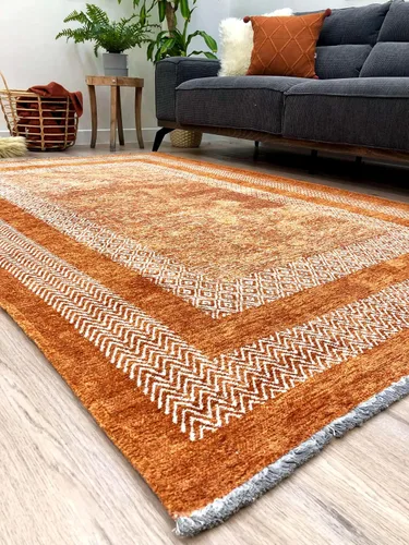 Vista 42 de Alfa Rich 5x8 Alfombras lavables de oro ámbar para sala de estar, dormitorio, cocina, de algodón, aptas para mascotas