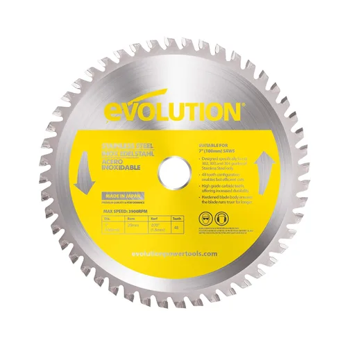 Vista 16 de Evolution Power Tools 5-3/8BLADEST Hoja de sierra de corte de acero, 5-3/8 pulgadas x 30 dientes