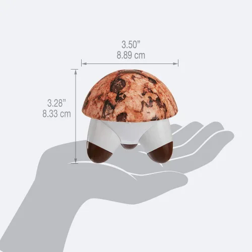Vista 8 de Homedics Sweet Treats - Mini masajeador de vibración con agarre cómodo, galleta