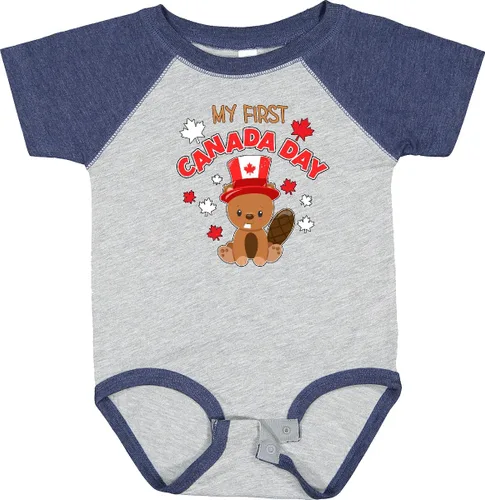Vista 37 de inktastic My First Canada Day Baby Bodysuit